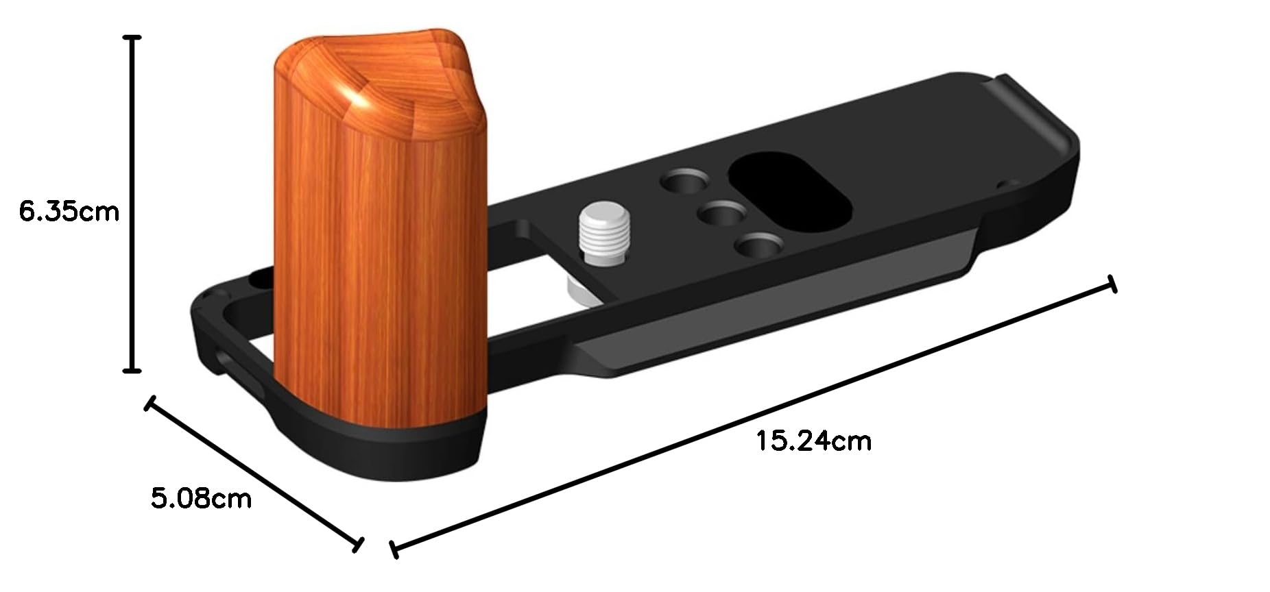 X-M5 - Impugnatura a L, impugnatura in legno per fotocamera Fujifilm X-M5, compatibile con ARCA-SWISS