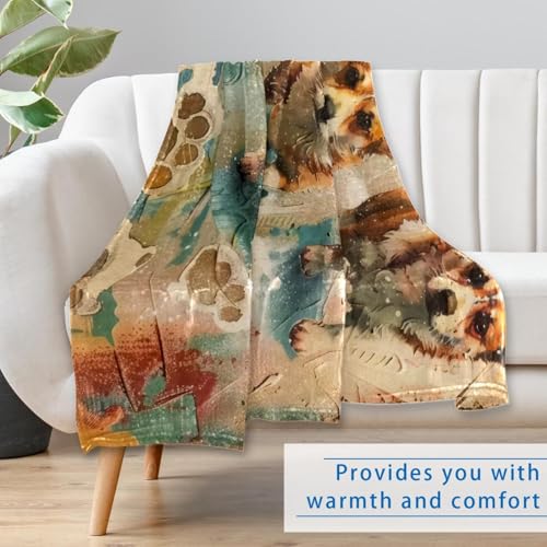 Couverture douce Three Corgis plaid confortable nid de chaleur - 7