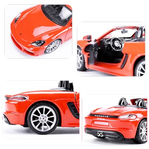 Modelo de Coche Bburago 1:24 Prosche 718-Boxster miniatura 3