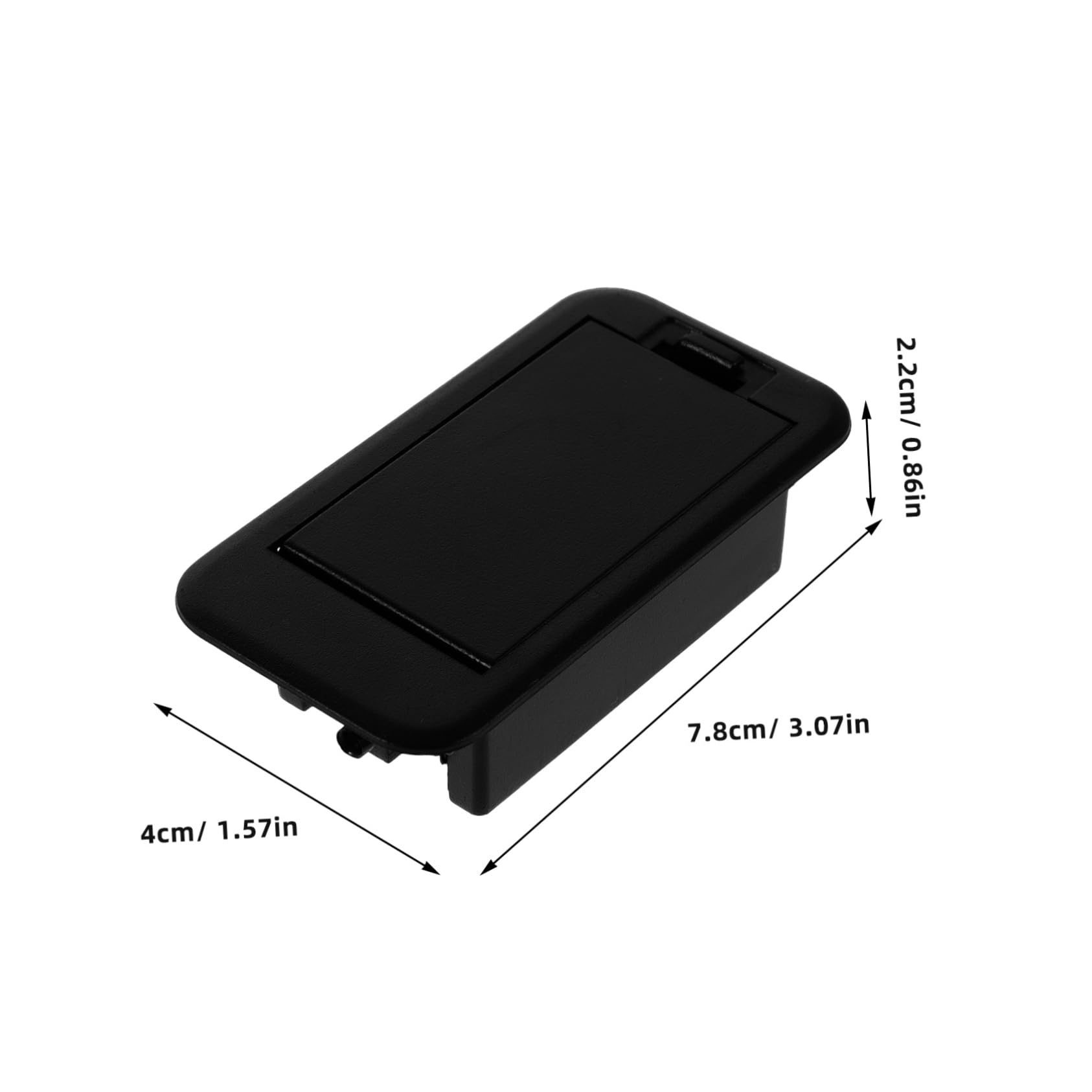 Milisten Electric Guitar Battery Box with Protective Sponge Lining Easy to Install Pickup Holder Enhances Clarity Audio for Various Electric Guitars and Basses