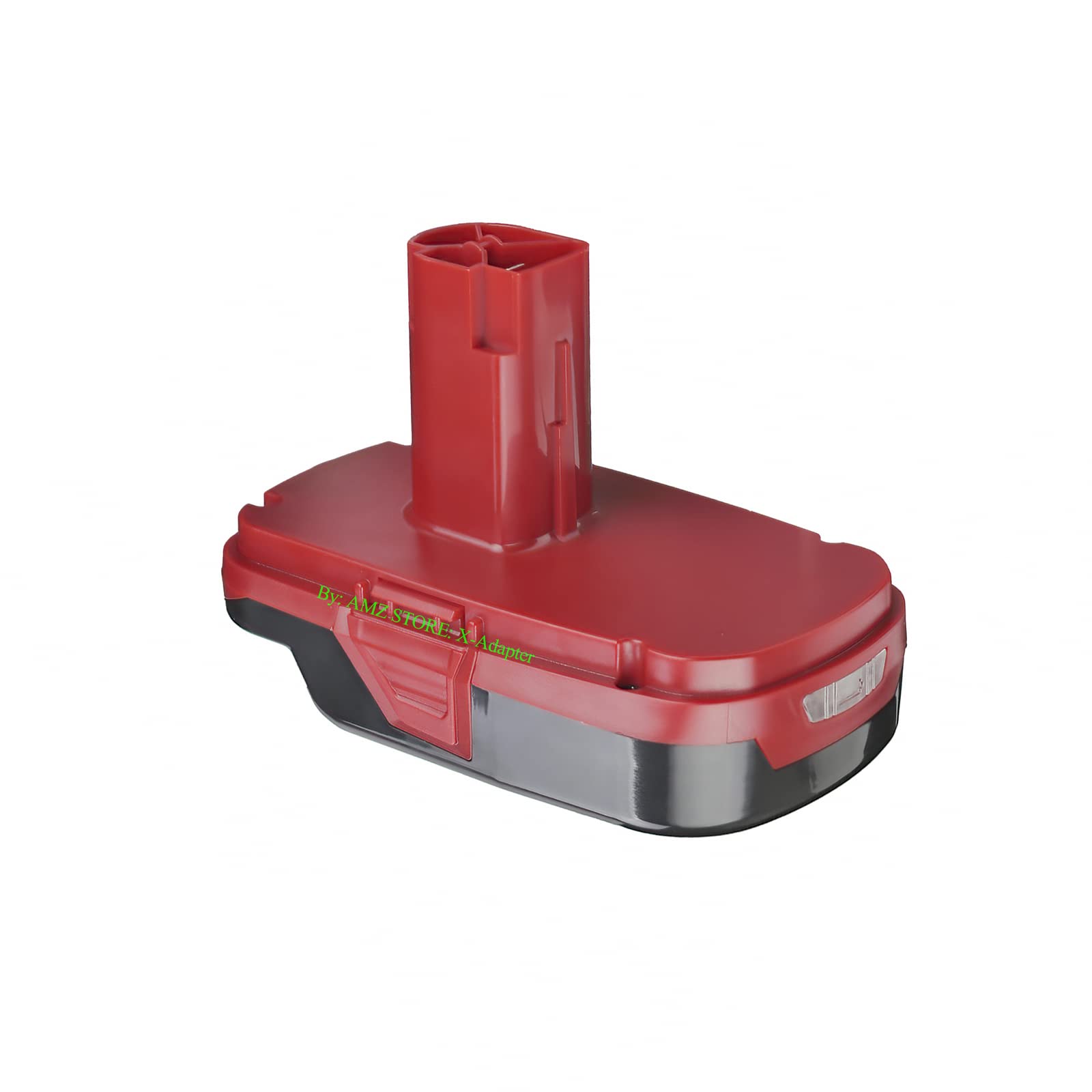 1 adaptador solo se adapta a herramientas inalámbricas Craftsman de 19.2 V de estilo antiguo compatible con baterías de litio V20 de 20 V, negro y rojo
