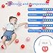 STARBOLO Ball Pit Balls for Toddlers, 100pcs BPA Free Crush Proof Plastic Toy Balls for Ball Pit, Children's Pool Water Toys, Macaron Ocean Balls for Play Tent 2.2 Inch