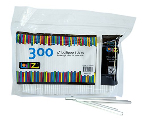 LolliZ 4 in. Lollipop Sticks 300 Count - //coolthings.us