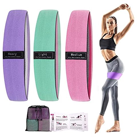 FITLONG Resistance Bands Hip, Fitnessbänder Booty Sport Bands Cover