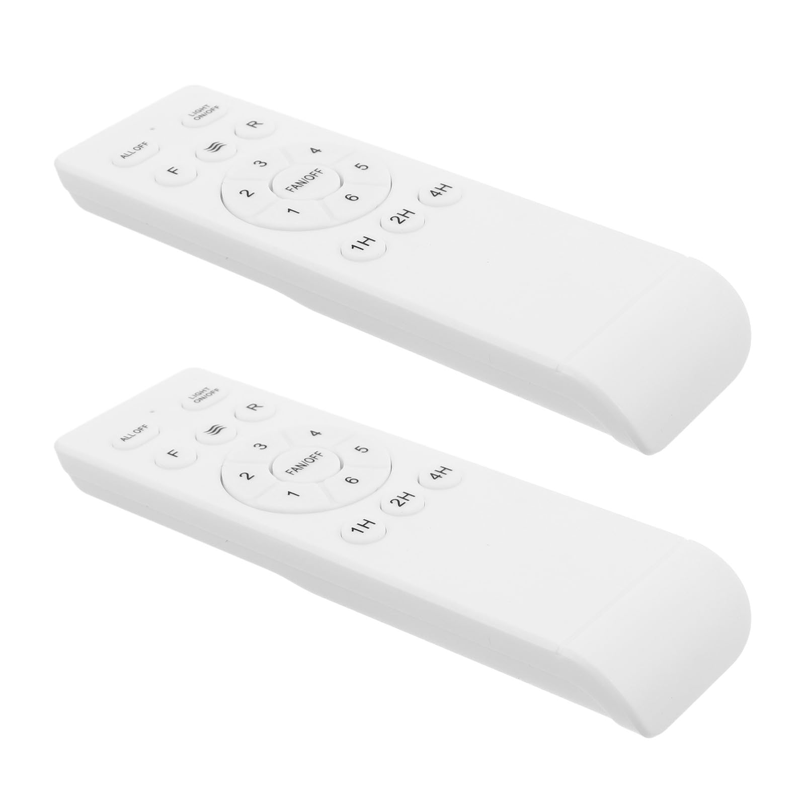 COLLBATH 2 mandos a distancia para ventilador de techo: control de ventilador de techo de 6 velocidades, regulador de intensidad de luz, temporizador de apagado automático de 1 a 4 horas para