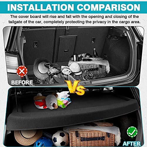 Image of Powerty Cargo Cover for 2015-2019 Volkswagen Golf GTI MK7 Accessories