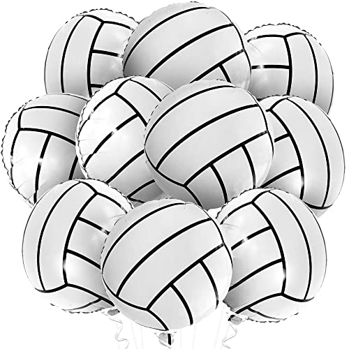 KatchOn Volleyball Balloons 18 Inch Pack of 10 Senior Night Decorations