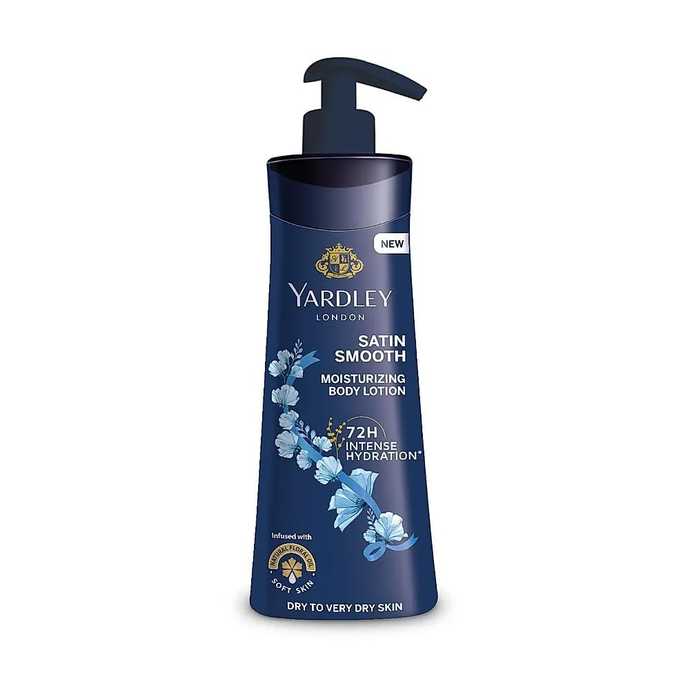 Yardley London Satin Smooth Moisturizing Body Lotion 72H Intense Hydration Infused With Natural Floral Oil Soft Skin Dry To Very Dry Skin 400ml-image-29