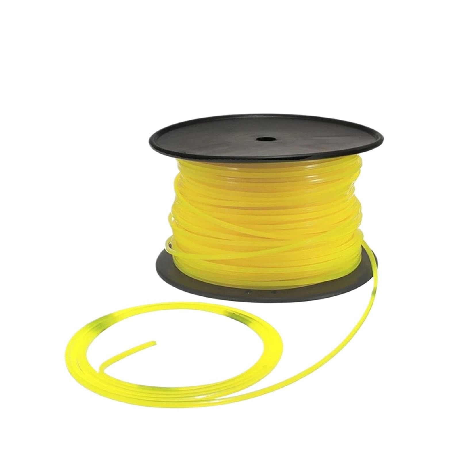 Línea de strimmer, compatible con Stihl, hilo cuadrado de nailon, 3mm | Amarillo, 100M, para cortar césped cortacésped