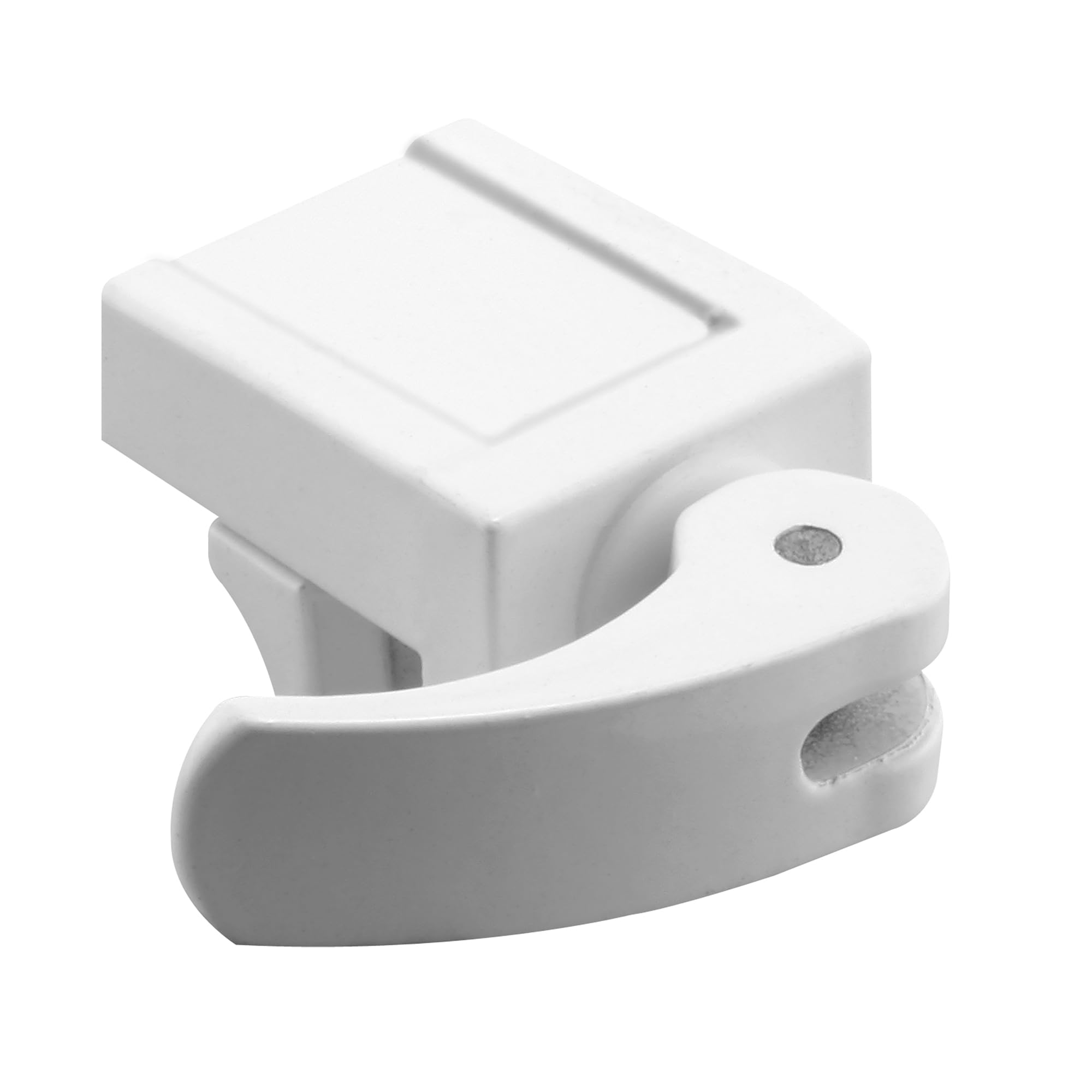 Verrou de fenêtre en vinyle blanc Prime-Line F 2888 en zinc moulé durable