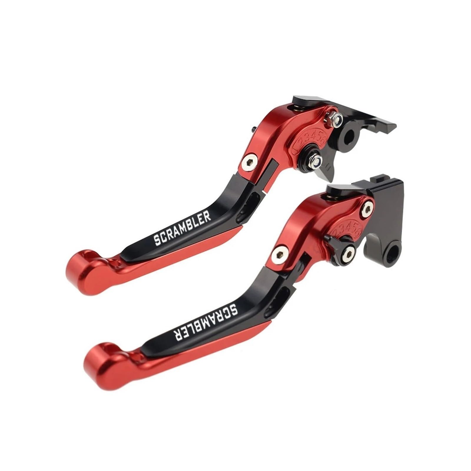 Yxbswbjd 36 Aluminum Alloy Folding Brake Lever For Scrambler Motorcycle Folding Extendable Brake Clutch Levers