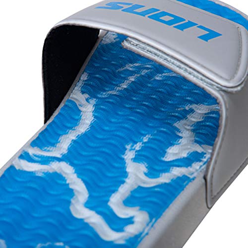 image for FOCO Mens Team Logo Athletic Sport Shower Flip Flop Sandals Detroit Li