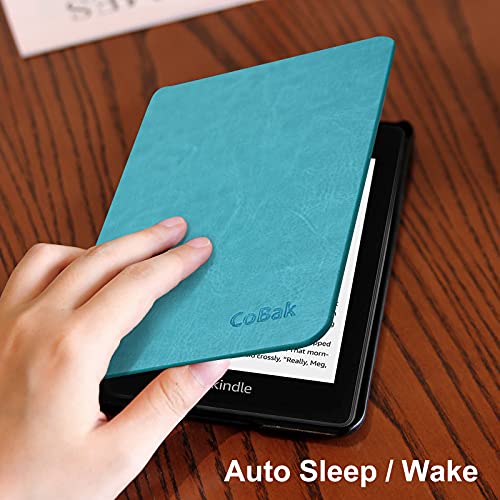 Cobak Kindle Paperwhite Case - All New Pu Leather Smart Cover With Auto Sleep Wake Feature For Kindle Paperwhite 10Th Generation 2018 Released, Sky Blue #TOP5