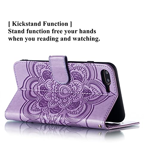 Housse de protection iPhone 7 Plus violette pour vos sorties quotidiennes - 4