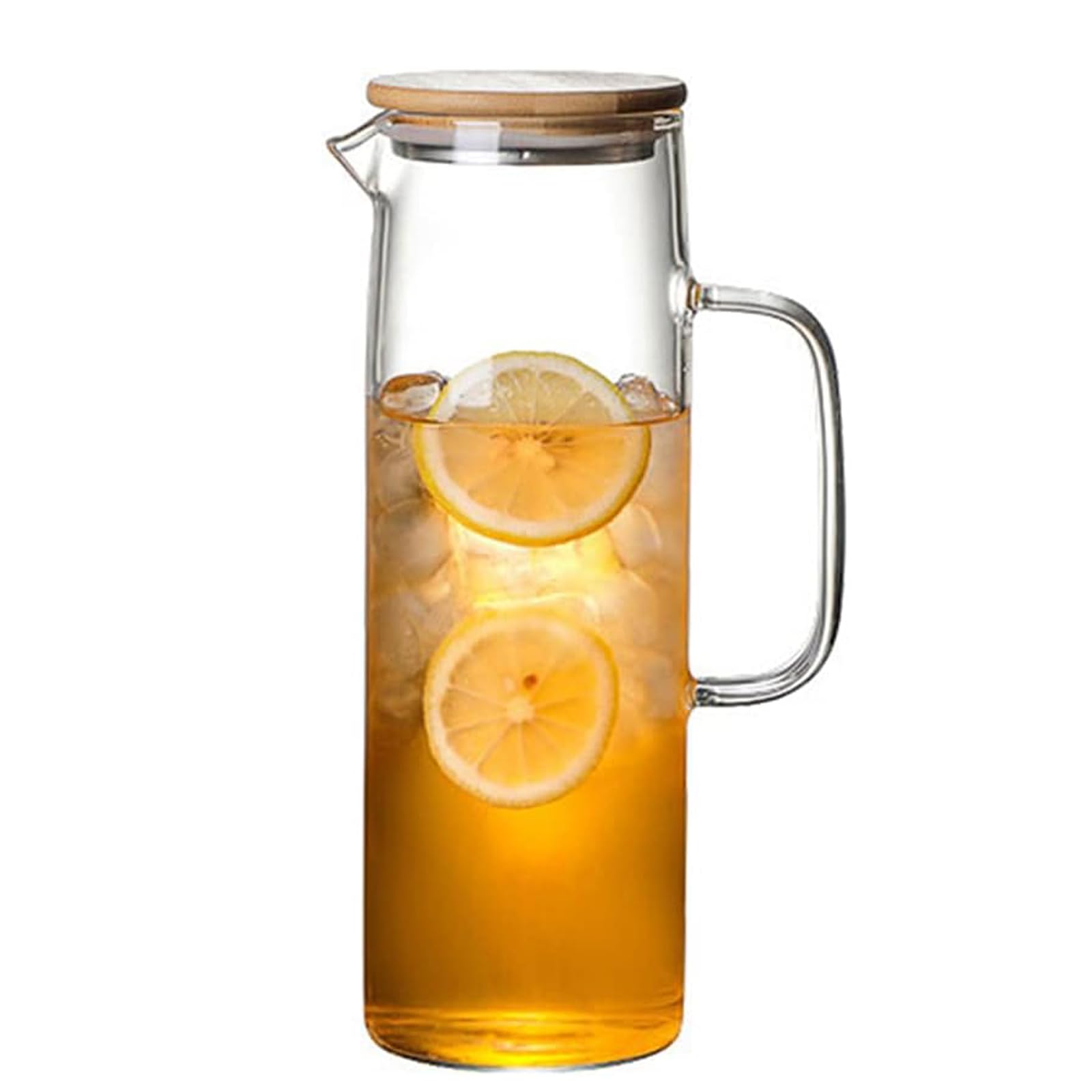 Amazon.co.jp: Tloszu ガラスポット 1L/1.5L 耐熱 直火可 冷蔵庫