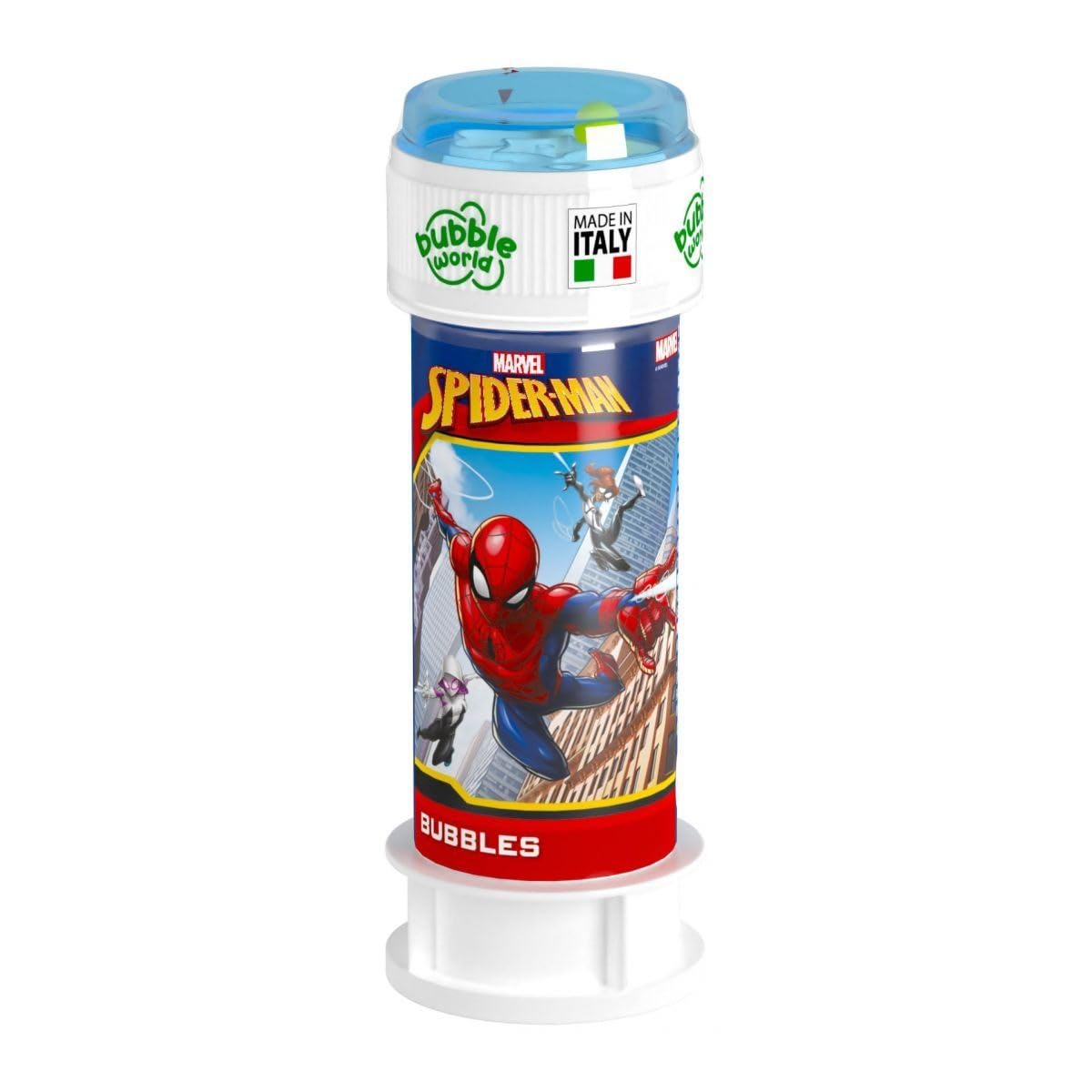 DULCOP - Bańki Spiderman - Bańki mydlane - 60 ml - 047090 - Niebieski - Plastik - Licencjonowany - Zabawka dla dzieci - Gra na świeżym powietrzu - Od 3 lat