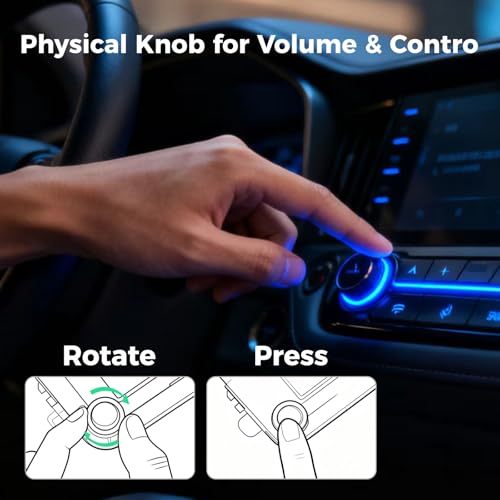 Radio para auto con pantalla táctil y CarPlay inalámbrico miniatura 6