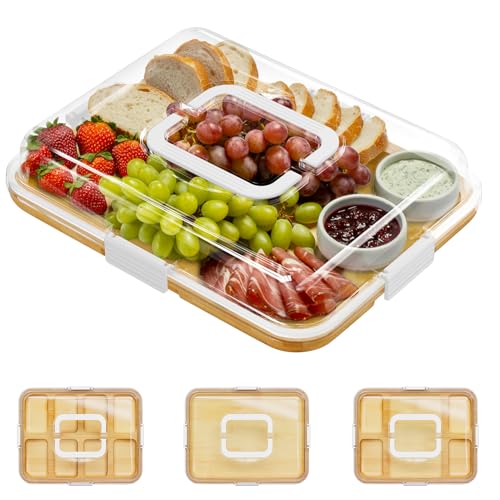 SpaceAid Charcuterie Board with Lid
