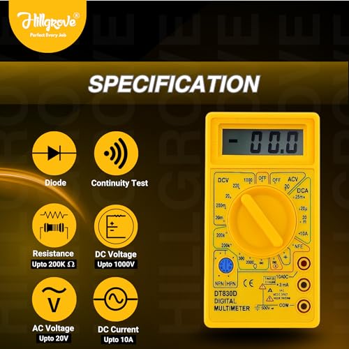 Image of Hillgrove HGCM103M2 Electric 5in1 Mobile Soldering Equipment Tool Machine Glue Gun Combo Kit Set with Digital Multimeter 25 W Simple (Flat Tip)