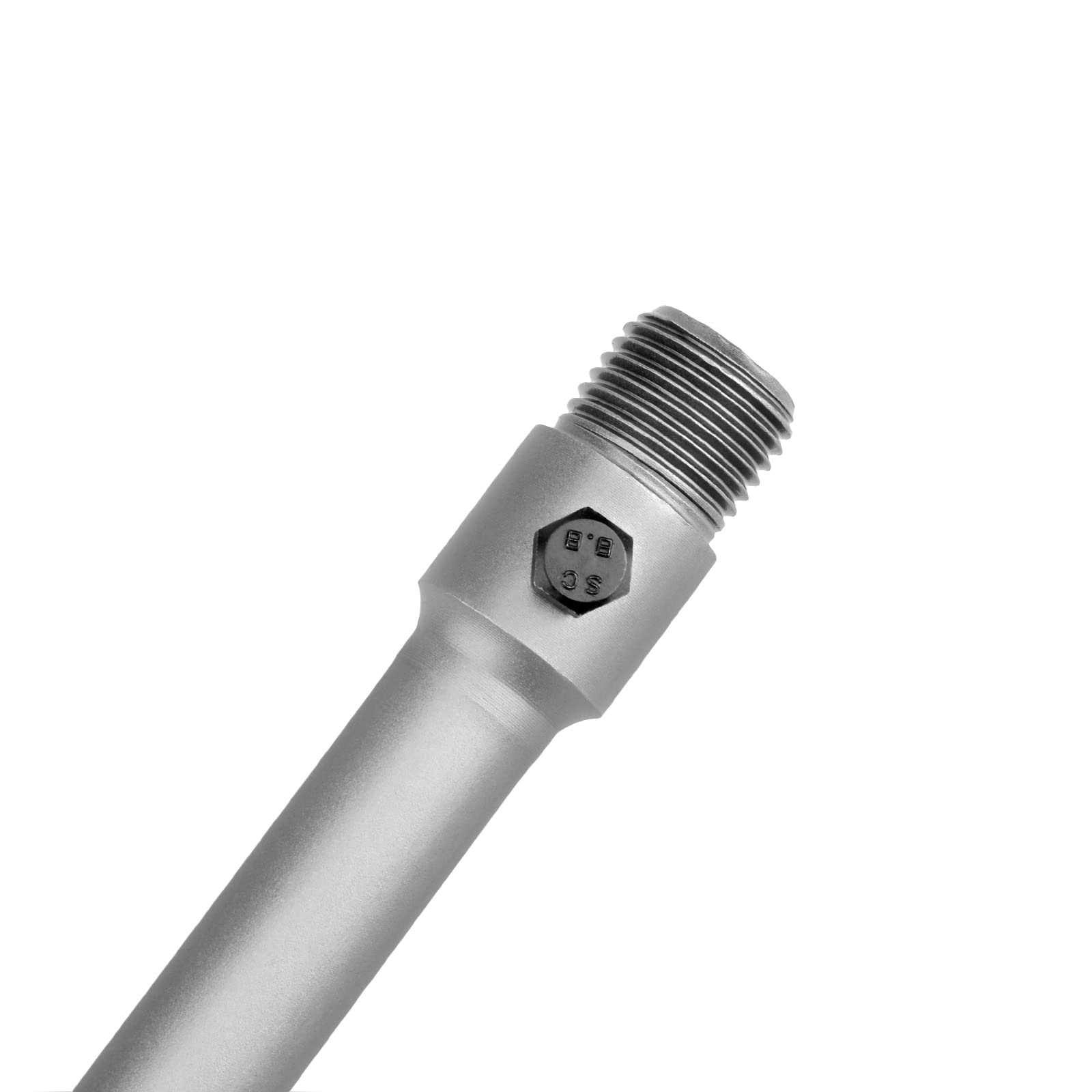 SDS MAX - Extensión de vástago para brocas (410 mm de longitud, con rosca M22, incluye broca centrada)