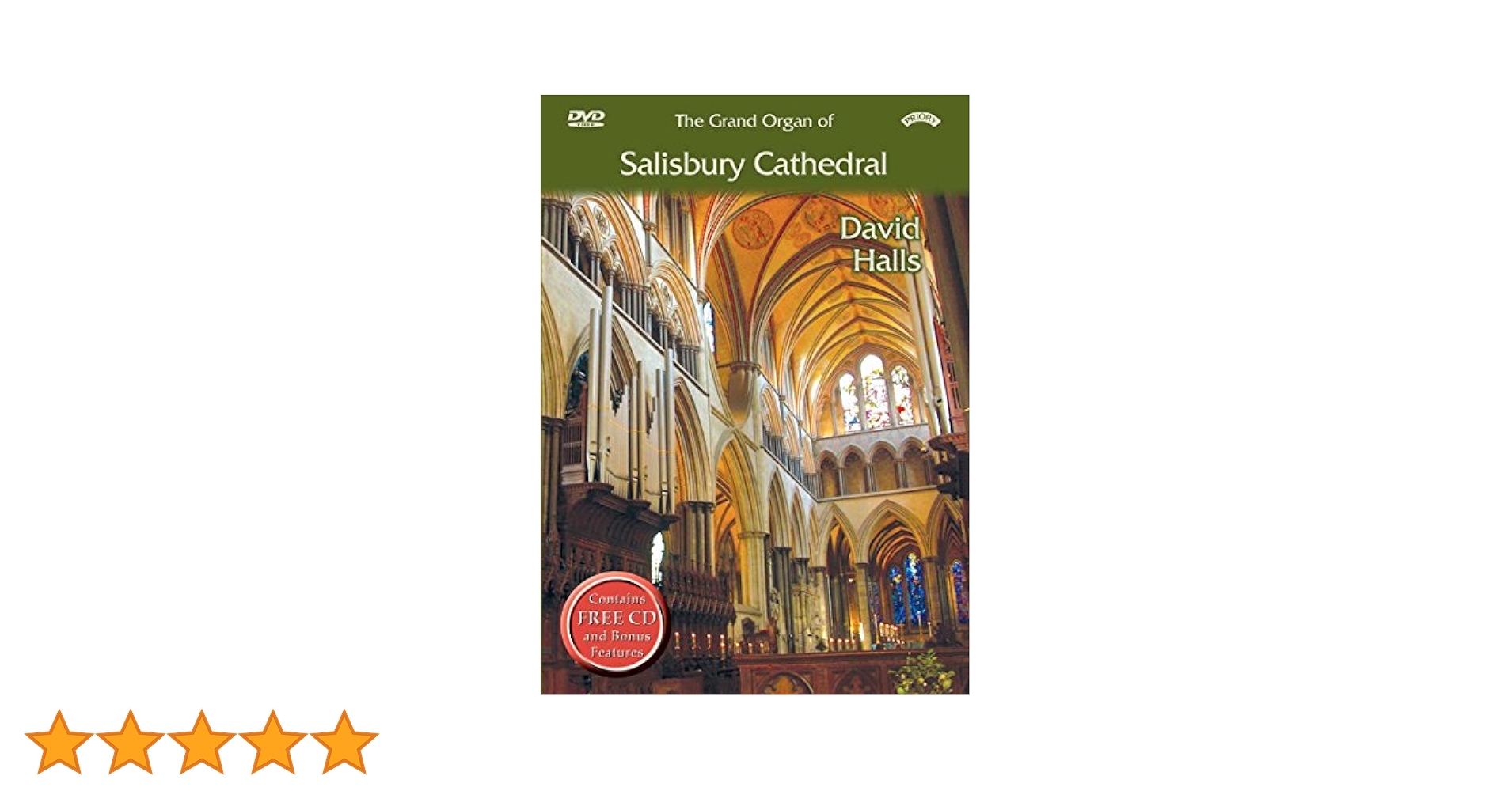 (未使用･未開封品)Grand Organ of Salisbury Cathedral [DVD] Amazon.com: Grand Organ of Salisbury Cathedral : Halls