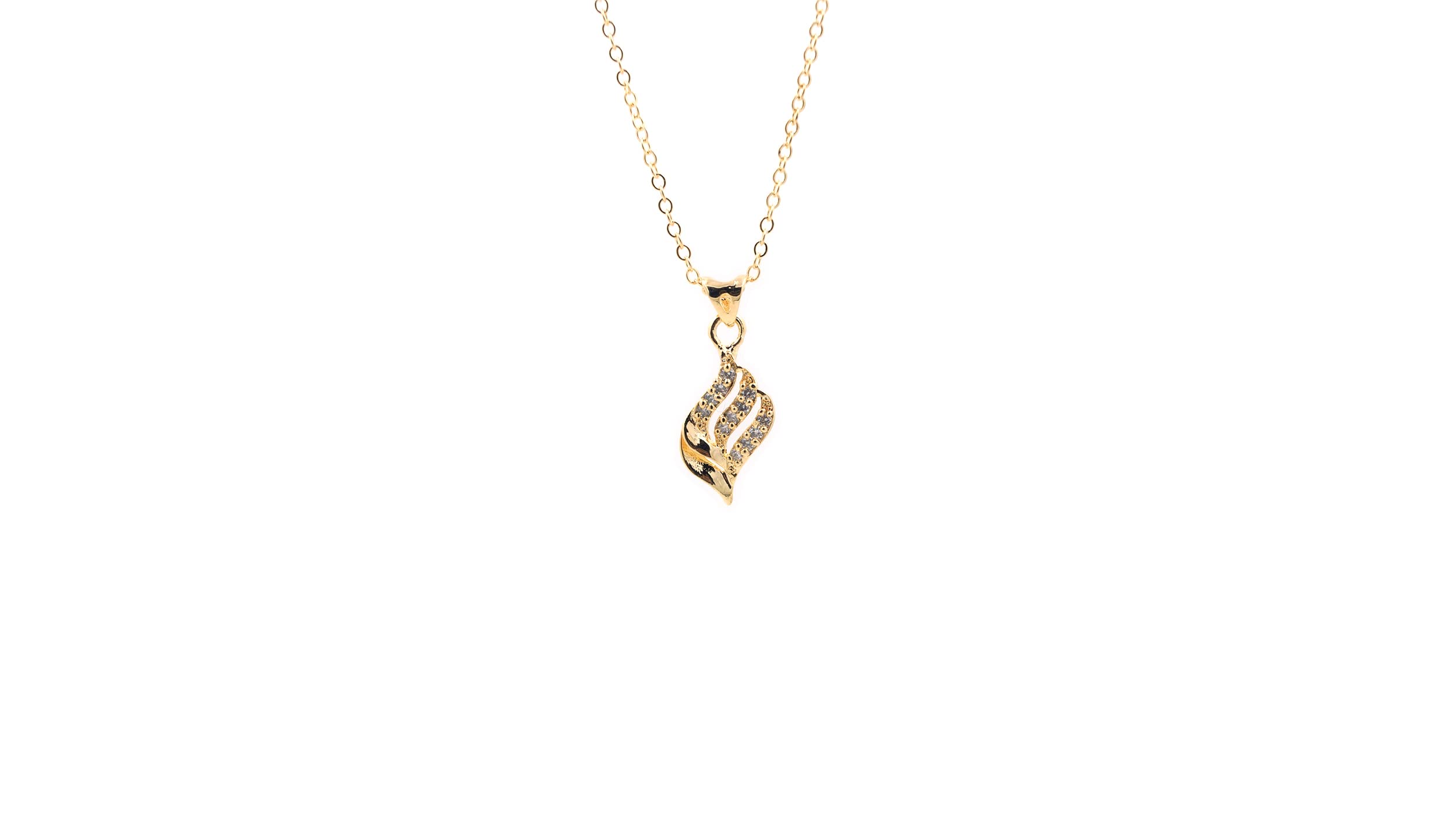 VETCO Rose Gold, Rhodium, Gold Colour Leaf Pendant Long Chain Necklace For Women and Girls - VEPN1CZ500010 (Gold) (B0BT4W5ZH1) Amazon Price History, Amazon Price Tracker