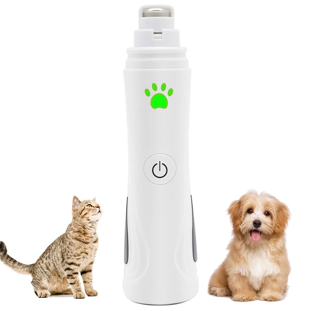ZIBUYU® Electric Nail Grinder for Dog and Cat LED Nail Grinder with 3 Speed Rechargeable USB Nail Trimmer for Dog Cat Low Noise Pet Nail Trimmer Nail Grinder Dog and Cat - 1 (B0BL772HQ9) Amazon Price History, Amazon Price Tracker