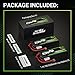 OVONIC 2S Lipo Battery 50C 6200mAh 7.4V Lipo Battery with Dean-Style T Connector for 1/8 1/10 RC Car Truck Boat Vehicles(2 Packs)