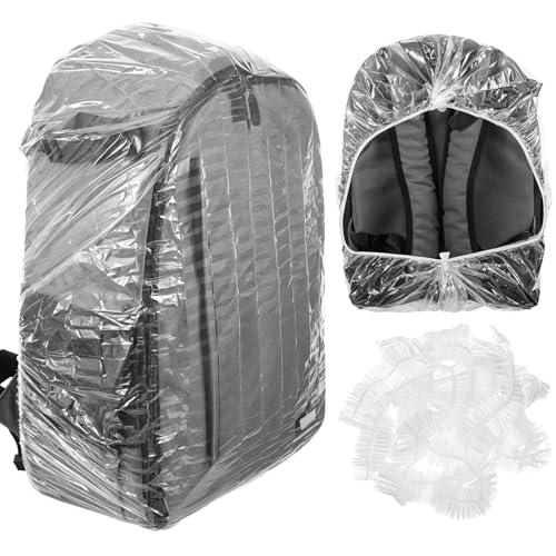 MBAIYO 10 Pack Backpack Rain Cover,...