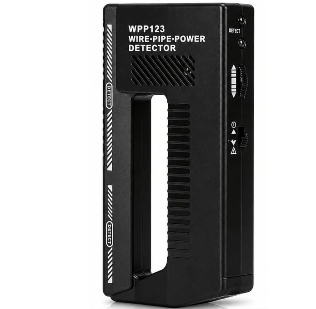 Escáner de pared y detector de metales, buscador de pernos de alta sensibilidad con alerta ajustable, detecta tuberías, cables y tachuelas, herramienta multifunción profesional y bricolaje, plástico