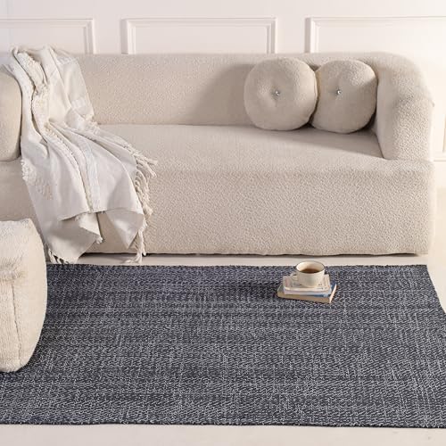 Tapete decorativo de algodón tejido HOMEMONDE 3x5 ft miniatura 1
