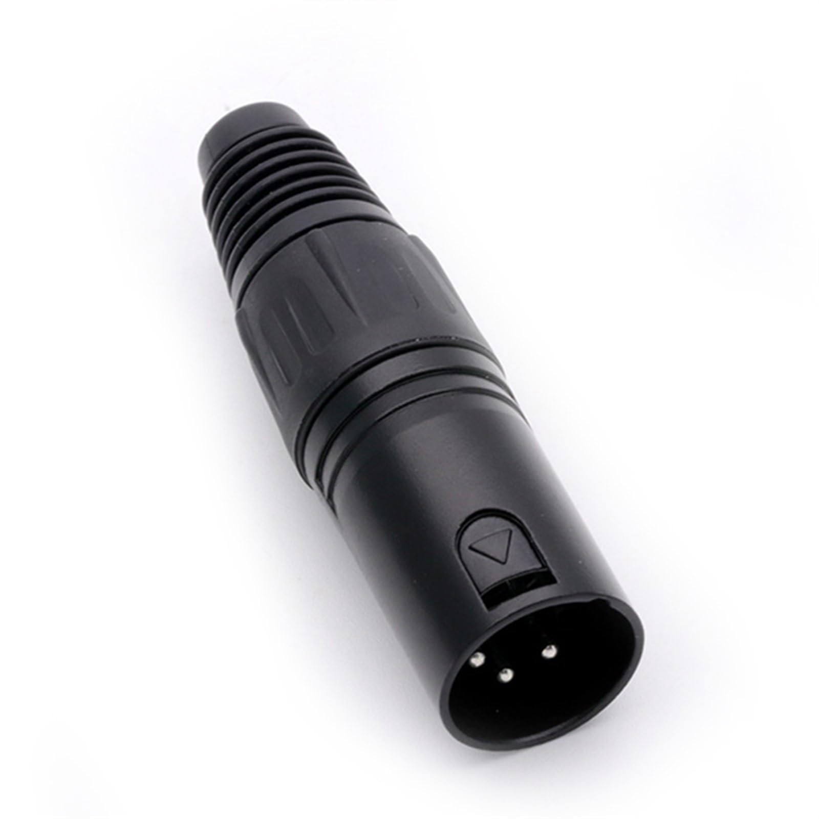 10 sztuk/partia 3-pinowe złącze wtykowe XLR męskie złącze mikrofonowe adapter mikrofonowy kabel XLR złącze kabla audio (10xF-srebrne)