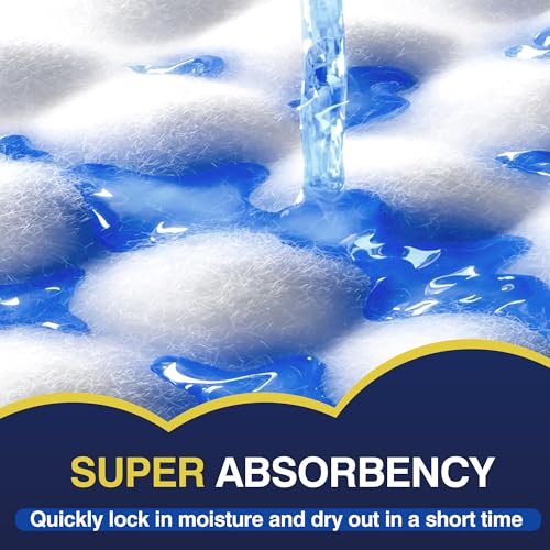 Image of MKISS Bed Pads Disposable 36 inch x 36 inch (100 Counts), Large Incontinence Underpads Leakproof Quick Drying Max Absorbent Disposable Pee Pads for Elderly, Adults, Kids, Puppy Training