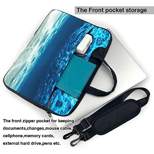 Bolso para portátil con estampado vista oceánica miniatura 4