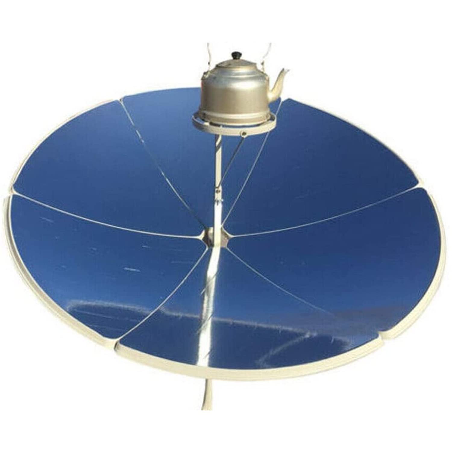 Portable Concentrating Solar Cooker Sun Oven Camping Barbeque for Outdoor Camping Travel Carbon Steel Plate Solar Cooker Smoke Free Solar Oven 1800W Focal Spot Temperature 700-1000°C