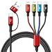 Minlu 4 in 2 Multi Ladekabel, Multi USB Kabel mit Datenübertragung...