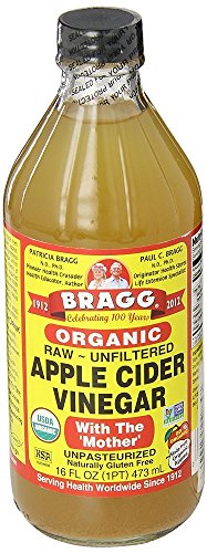 Bragg Gluten Free Organic Raw Apple Cider Vinegar, With the Mother, 473 ML, 16 Ounce (2 Units)
