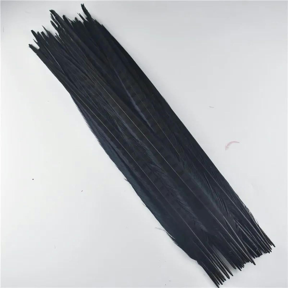 40-45 cm 16-18"Plumes de queue de faisan à collier pour la fabrication de bijoux Plumes pour l'artisanat Plume de faisan Carnaval Assesoires Plume-Rose_a-100 pièces