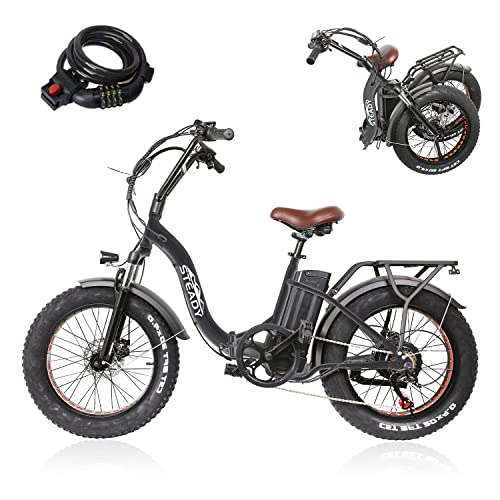 NAKTO Electric Bike Fat Tire 500W 20
