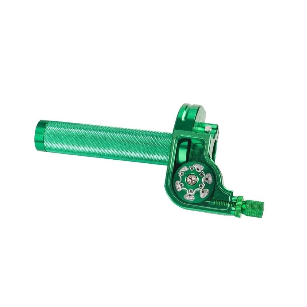 Moto Poignée Poignées D'accélérateur Universelles en Aluminium À Torsion Rapide M10 X 1.5, Guidon Gaz Rotatif De 22mm pour Moto
