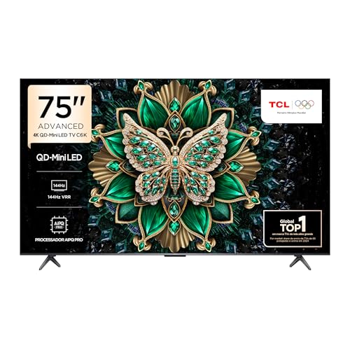 TCL PREMIUM 4K QD-Mini LED TV 75“ C6K GOOGLE TV DOLBY VISION IQ