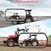 Lifronkit Magnetic Tractor Mirror, Rearview and Side Mirrors for Tractors, Forklifts, Golf Cart, Fit for John Deere, Kubota, Convex Mirror with U-Bracket, Screw-on or Magnets Installation,no Vibration