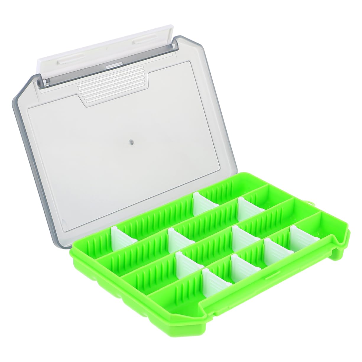 ifundom Plastic Multifunction Fishing with Dividers Lightweight and Sturdy Storage for Organized Baiting Fishing Tackle Organizer for Anglers