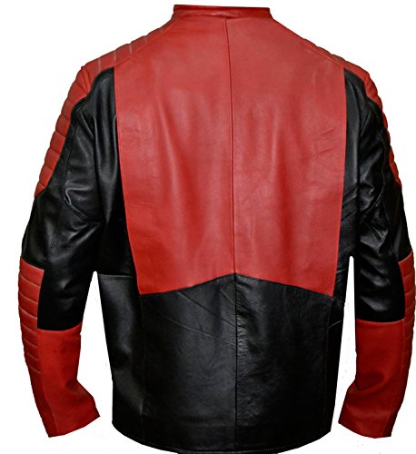 Jasperz Gardner's Lantern Leather Jacket,Synthetic Faux Leather,XXS-3XL4