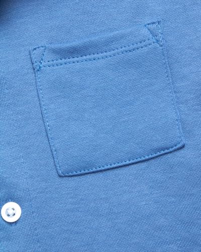 Image of DKNY Toddler Boys Short Set - 2 Piece Short Sleeve Button Down Shirt and Matching Summer Cargo Shorts for Boys