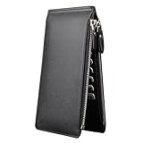 Größe: Ca. 7.56x3.94x0.79inch/19.2x10x2cm. 15 Kreditkartenfächer , 2 Geldbeutel, 1 Steckplatz für Foto 1 check andamp; Münzfach (auch als Handytasche).Es ist nicht nur eine geldbörse, sondern auch eine clutch geldbörse tasche.Genügend Platz für Ihr Smartphone,kann auch Ihre Kreditkarte, ID-Karte, Geld, oder mehrere andere kleine Gadgets.