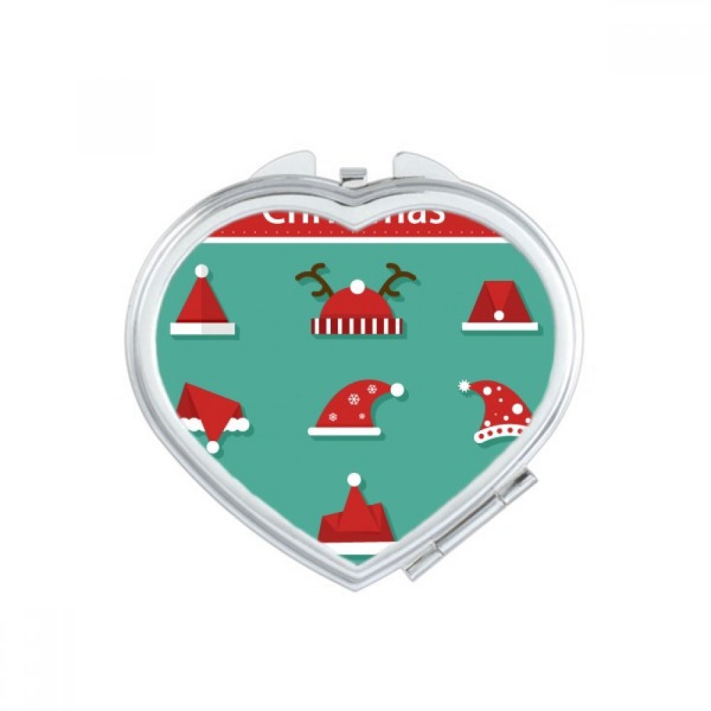 Miroir maquillage compact petit cadeau mignon motif joyeux Noël