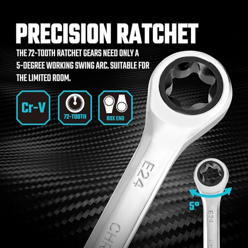 DURATECH Ratcheting E-Torx Wrench Set