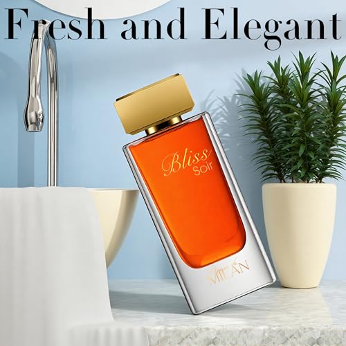 Image of BLISS SOIR, Women Cologne, Long Lasting EDP, Passionate Allure & Luxurious Elegance, Daily Fragrance for Women, 3.4 Fl Oz