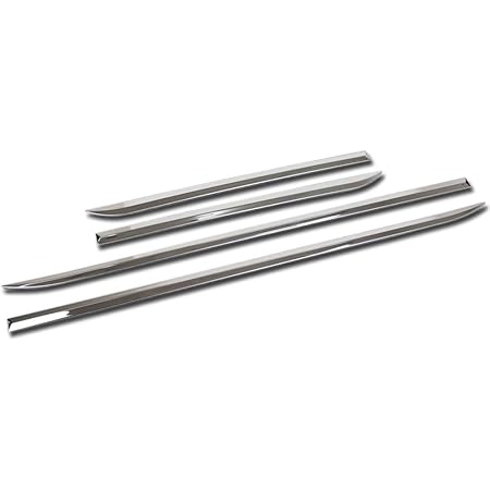 Rqing For Tesla Model 3 2017 2018 2019 2020 2021 Body Side Molding Door Guard Cover Trim Stainless Steel Mirror Finish